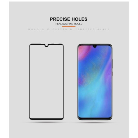 Folie Sticla Flippy® compatibila cu Huawei P30 Lite 111D Negru