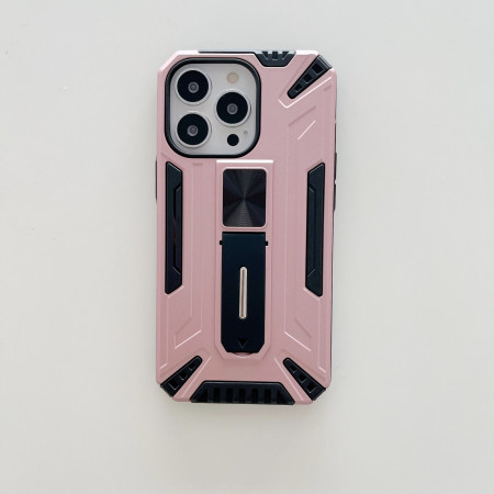 Husa de protectie Flippy pentru Apple iPhone 13 Pro Defender Sergeant Brave cu suport,Roz Auriu