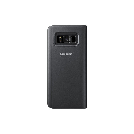 Husa de protectie pentru Samsung Galaxy S8 Plus Flip Cover Oglinda Negru