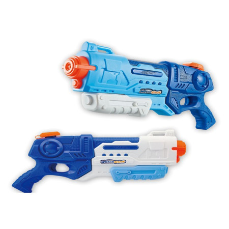 Pistol cu Apa pentru Copii, Rezervor, Pentru Piscina/Plaja, Flippy, 6ani+,  Albastru, 990ML