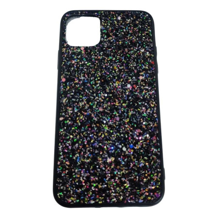 Husa de protectie pentru pentru Apple iPhone 11 Pro Max Sparkling Glitter TPU Negru