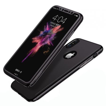 Husa Apple iPhone X Joyroom fata + spate Negru