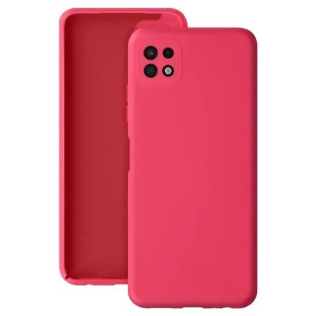 Husa protectie Flippy pentru Samsung A22 5G Liquid Silicone Roz Fuchsia/Roz