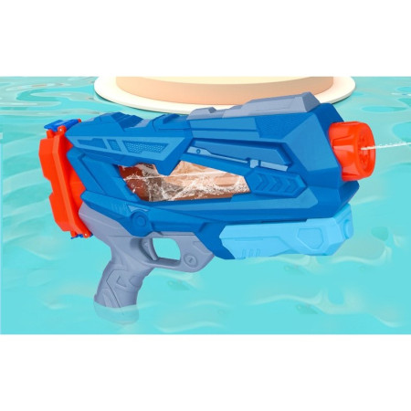 Pistol cu Apa pentru Copii, Rezervor, Pentru Piscina/Plaja, Flippy, 6ani+,  Quick Fill, Albastru, 600ML