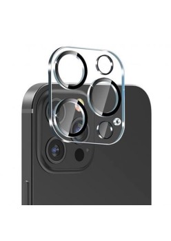 Folie Sticla pentru camera Apple iPhone 14 Pro / 14 Pro Max, Transparent cu margini negre