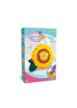 Set creatie perna pentru copii, Dream Kids, Floarea Soarelui