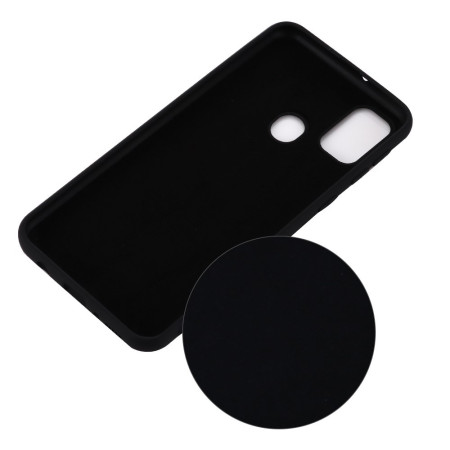 Husa protectie compatibila cu Huawei P Smart 2020 Liquid Silicone Case Negru