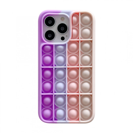 Husa de protectie Flippy Pop It compatibila cu Apple iPhone 13 Pro Max,Model 2,Multicolor