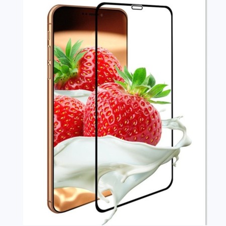 Folie de Protectie, Flippy, pentru iPhone 15 Plus, Full Cover, Ceramics 9D, Anti-soc, Anti-amprenta, Margini Negre, Transparent