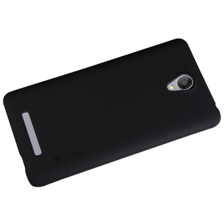 Husa Xiaomi Redmi Note 2 NIllkin Frosted Shield Negru + Folie de protectie