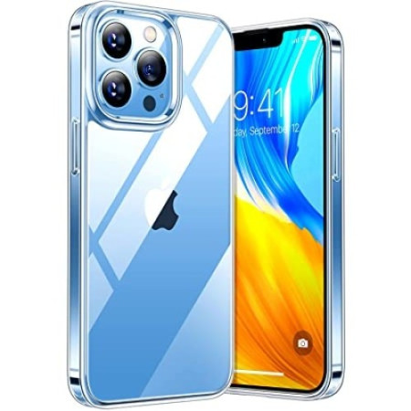 Husa TPU pentru iPhone 14 Pro, Flippy, Silicon, Protectie Antisoc, Transparenta