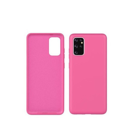 Husa protectie Flippy compatibila cu Samsung Galaxy S21 Ultra Liquid Silicone Case, Fuchsia