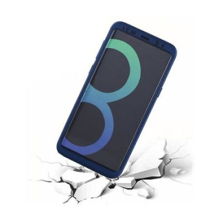 Husa Samsung Galaxy S9 Full Silicone Albastru