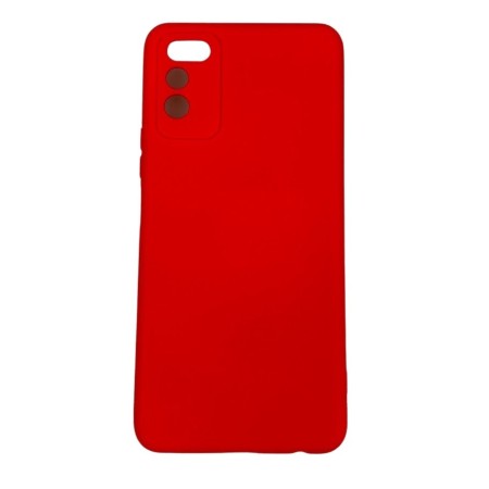 Husa protectie compatibila cu Huawei Enjoy Z Liquid Silicone Case Rosu