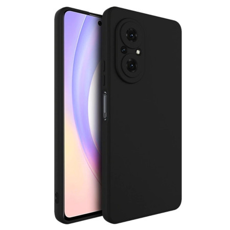 Husa pentru Huawei NOVA 9 SE, Flippy, Liquid Silicone, cu Microfibra pe interior, Protectie Antisoc, Negru