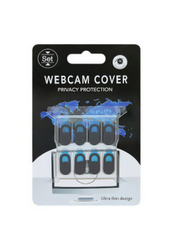 Set protectii camera, Flippy, 8 buc, negru