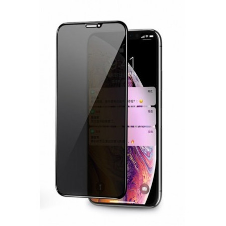 Folie sticla securizata Flippy compatibila cu  Xiaomi 11T / 11T Pro, Full Glue, Privacy, Negru