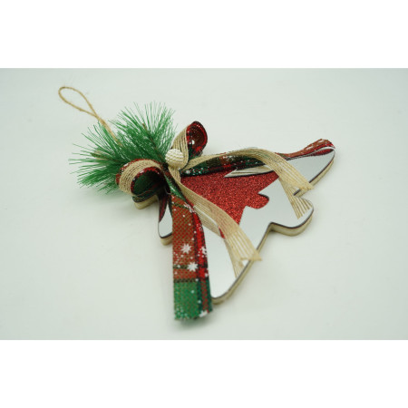 Ornament brad, Flippy, Brad, Argintiu, Lucios, 14*15CM, Acril, Interior/ Exterior