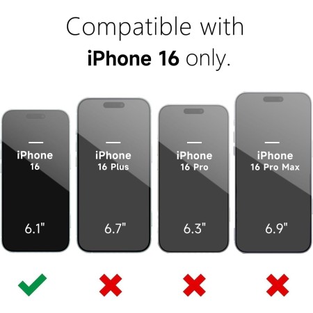 Husa de Protectie Matte TPU, Flippy, pentru Apple iPhone 16, Protectie Camera, Antisoc, Antizgariere, Antialunecare, Acoperire Completa, Negru