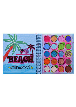 Palete de Machiaj, KEVIN & COCO, Colour Fruit Party, Fard de Pleoape, 20 culori, 15.3 x 17.4 x 1.2 cm