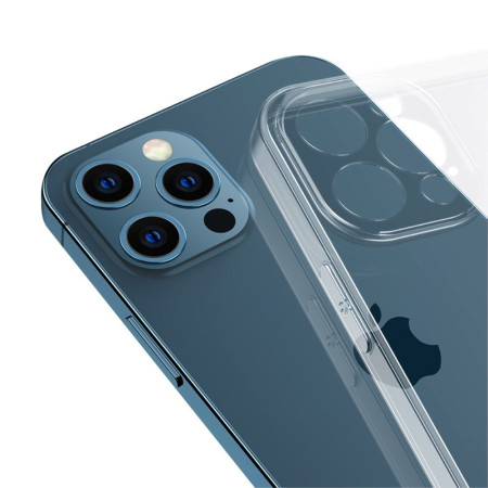 Husa de protectie pentru iPhone 14 Pro, Flippy, TPU Transparenta