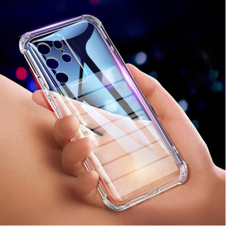 Husa de Protectie, Flippy, Compatibila cu Samsung Galaxy S24 FE, TPU Antisoc, Protectie Colturi, 1.5 mm Transparent