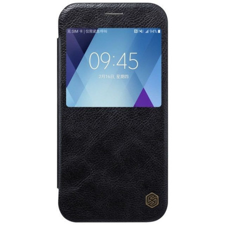 Husa Samsung Galaxy A3 2017 Nillkin Qin Flip Negru