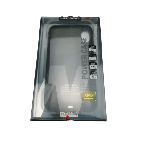 Acumulator extern WUW-JLW Power Case 4000 mAh pentru Apple iPhone XS Max, Negru