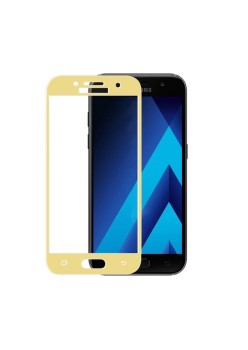 Folie Sticla Samsung Galaxy A7 2017 5D Auriu