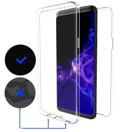 Husa de protectie Flippy® pentru Samsung Galaxy S9 Plus Full Tpu 360 V2 Transparent