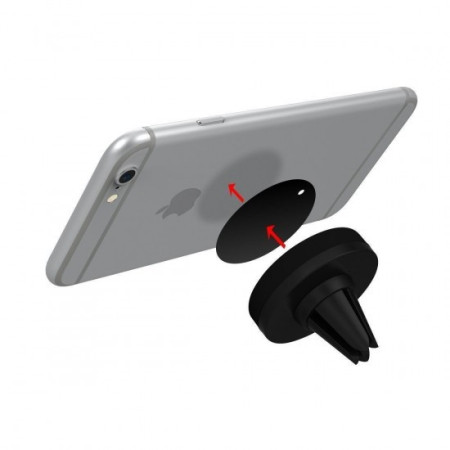 Suport auto magnetic pentru telefon BK4 , Negru