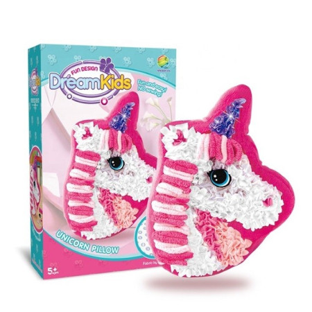 Set creatie perna pentru copii, Dream Kids, Unicorn