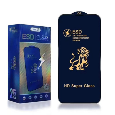 Folie ecran Flippy pentru Huawei NOVA 9 SE, Sticla ESD Premium, Lion HD Super Glass, Anti-static, Negru