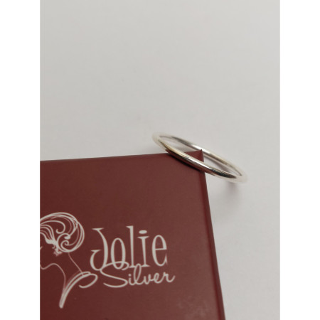 Inel Argint 925 Tip Verigheta, Marimea 61, Jolie Silver, 0.9g, 0.3 cm x 2.2 cm