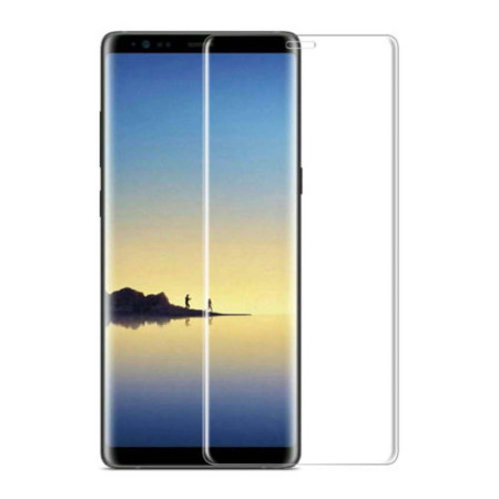 Folie Sticla Securizata Flippy, 9H, Transparenta HD, pentru Curbata Samsung Galaxy Note 8 Flippy Transparent