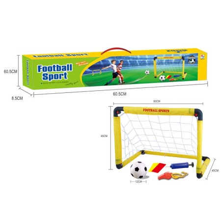 Outdoor sports foldable free installation football goal removable portable football goal frame toy with net - color: small folding football goal (60cm)