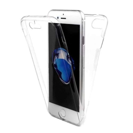 Husa de protectie Flippy® pentru Apple iPhone 8 Full Tpu 360 V2 Transparent