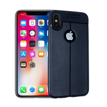 Husa Apple iPhone X Zore TPU moale Albastru