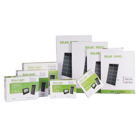 Lampă solară stradală, Flippy, 100 LED, 30 W, cu panou solar, brat de montare inclus