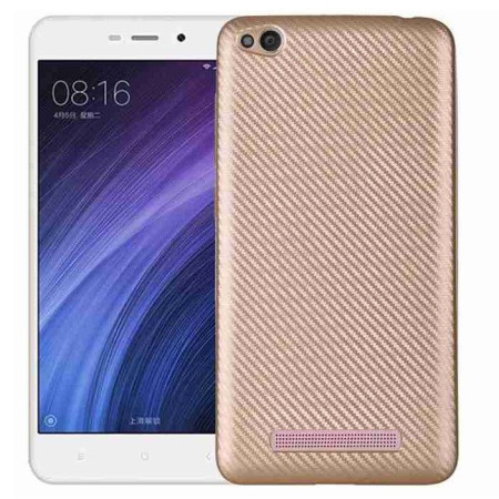 Husa Xiaomi Redmi 4A i-Zore Carbon Fiber Auriu