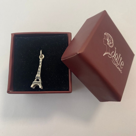 Pandantiv, Jolie Silver, Argint 925, Model Eiffel Tower, 0.9 g, 25x5 mm