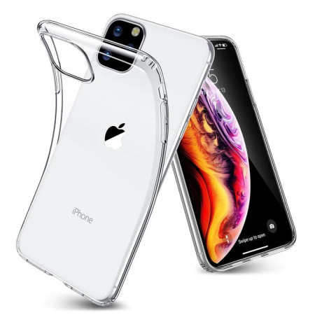 Husa de protectie compatibila cu Apple iPhone 11 Pro, Flippy, Tpu, Transparent