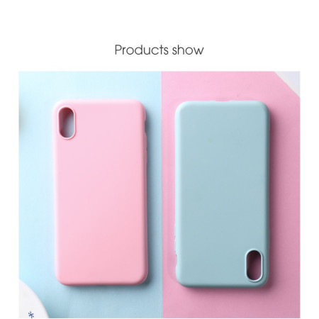 Husa protectie compatibila cu Apple iPhone X/XS Liquid Silicone Case Rosu