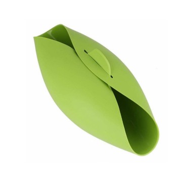 Tava de Copt pentru Cuptor, Flippy, pentru Paine, Peste, Legume, din Silicon, Pliabila, Multifunctionala, Forma pentru Preparare si Gatiere, 24.5x9 cm, Verde