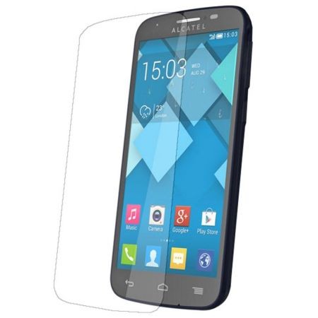 Folie Sticla Securizata Flippy, 9H, Transparenta HD, pentru Alcatel One Touch Pop C7 Transparent