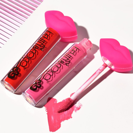 Set de Buze, KEVIN & COCO, Punk Rock, 6 Lip Gloss-uri, 19.3 x 12 cm, Roz/Maro