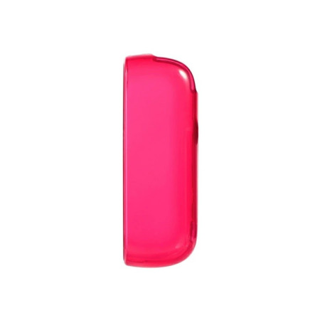 Husa Flippy pentru IQOS Iluma, de Protectie, Anti Soc si Zgarieturi,din Plastic, 12.5 x 4.2 cm, Rosu Transparent