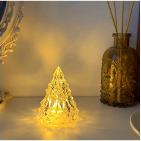 Lampa de Veghe, Flippy, Model IceBerg, Lumina Calda, Transparenta