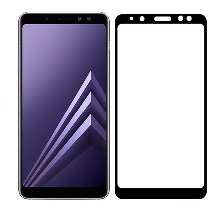 Folie Sticla Samsung Galaxy A8 2018 3D Negru