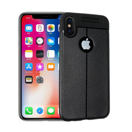 Husa Apple iPhone X Zore TPU moale Negru